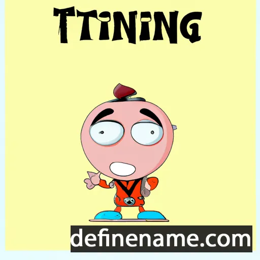 cartoon of the name Tinatin