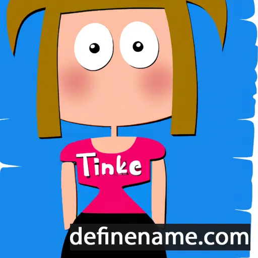 cartoon of the name Tineke