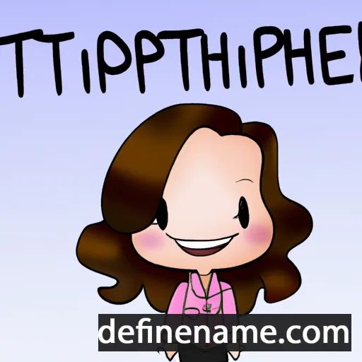 Tiphanie cartoon