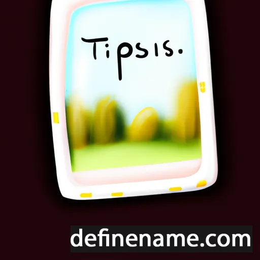 cartoon of the name Tisiphone