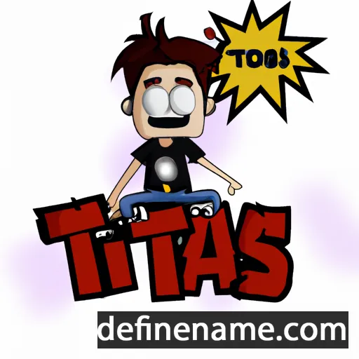 cartoon of the name Titas