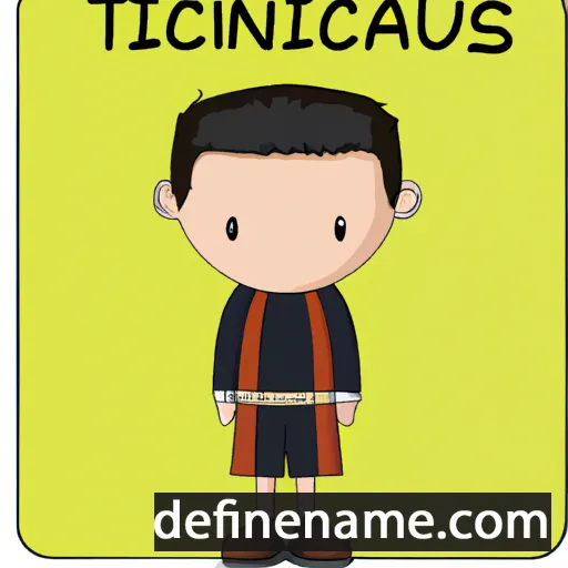 cartoon of the name Titianus