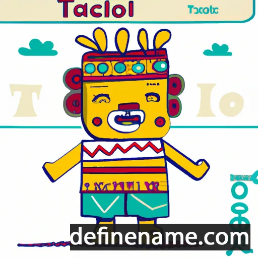 Tlaloc cartoon