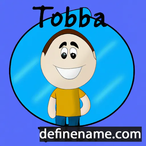 cartoon of the name Tobiah