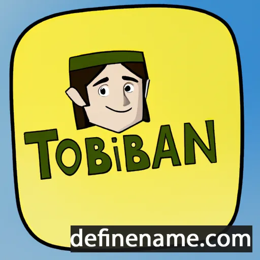 cartoon of the name Tobin