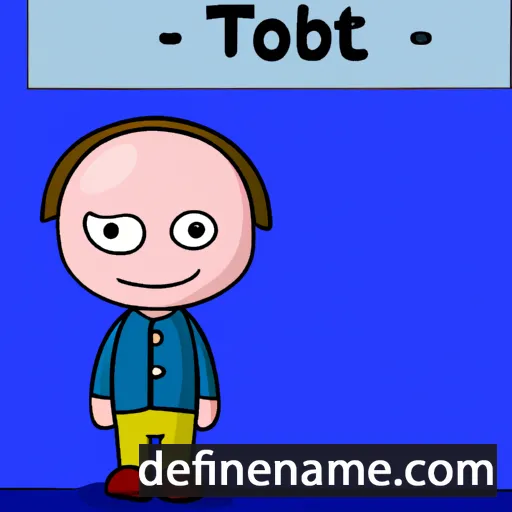 cartoon of the name Tobit