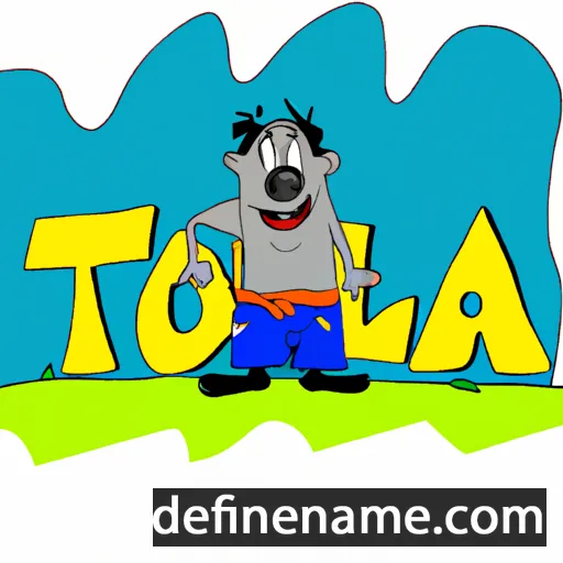 cartoon of the name Tola