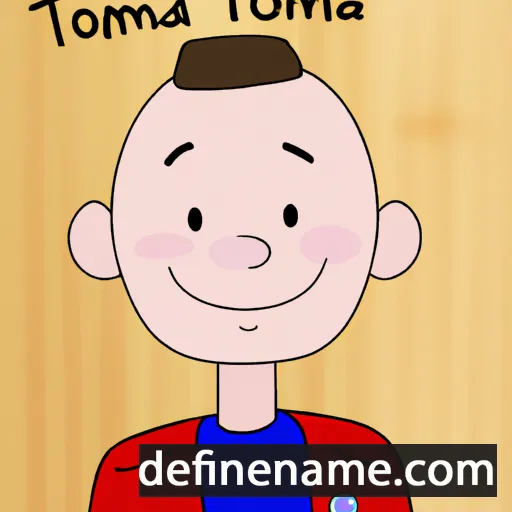 cartoon of the name Tomasz