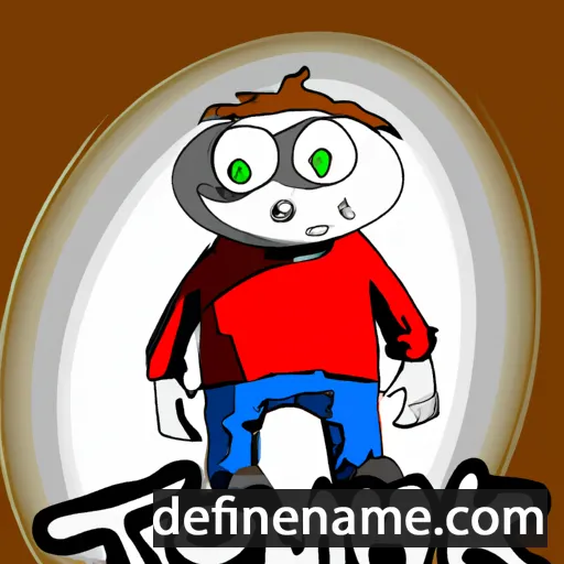 cartoon of the name Tomek