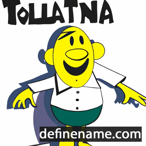 cartoon of the name Tonalli