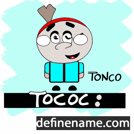 Tonći cartoon