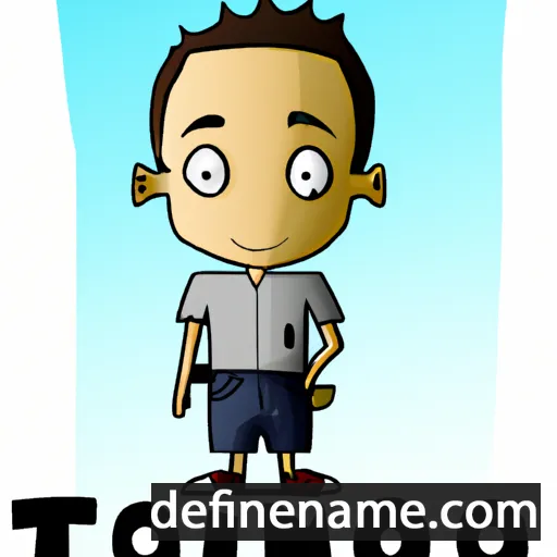 cartoon of the name Tonio