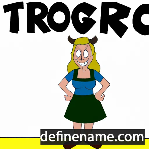 cartoon of the name Torbjørg