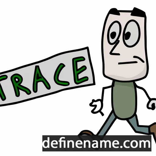 Trace cartoon