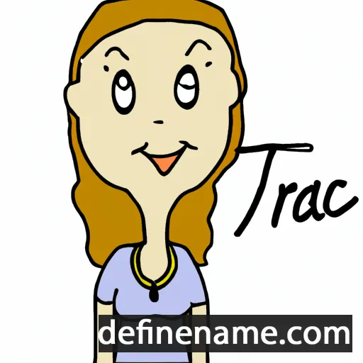 cartoon of the name Traci