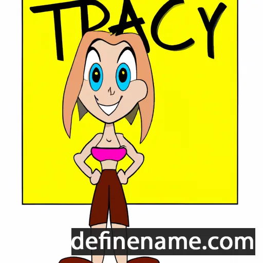 cartoon of the name Tracy