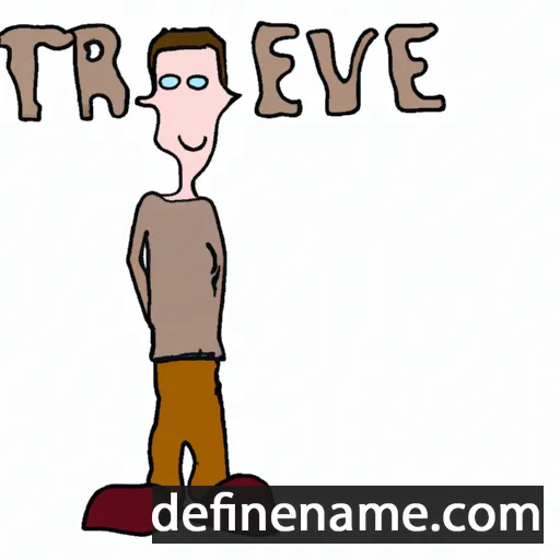 cartoon of the name Trev