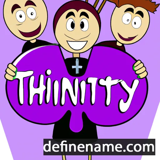 cartoon of the name Trinity