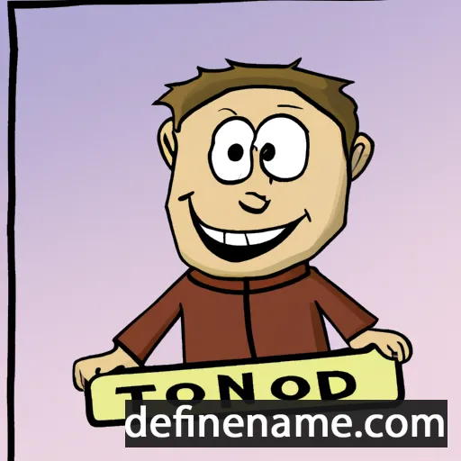 cartoon of the name Trond