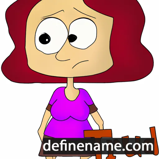 cartoon of the name Trudi