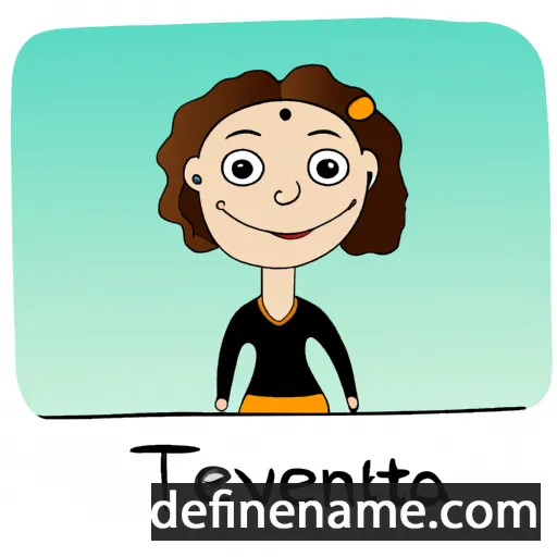 cartoon of the name Tsvetana