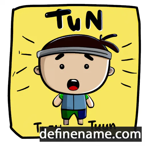 cartoon of the name Tuân