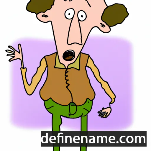 cartoon of the name Tudur