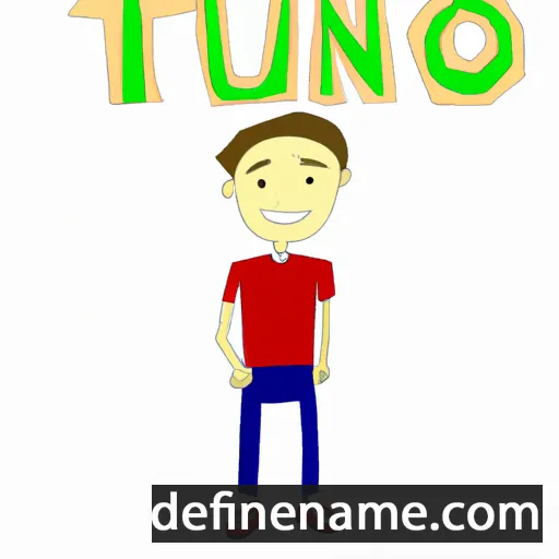 cartoon of the name Turin