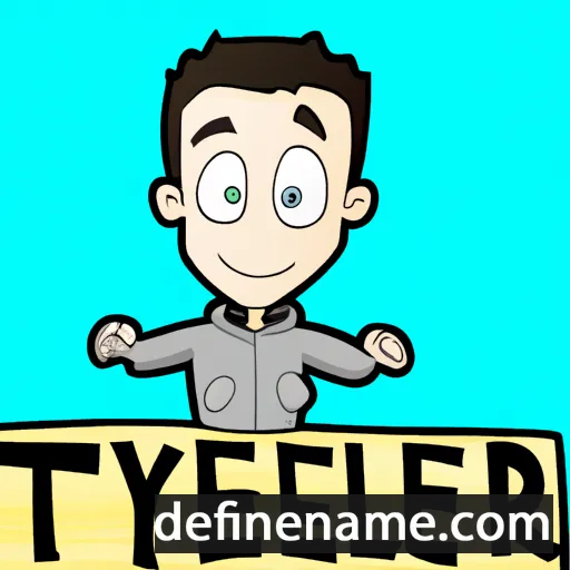 cartoon of the name Tyler