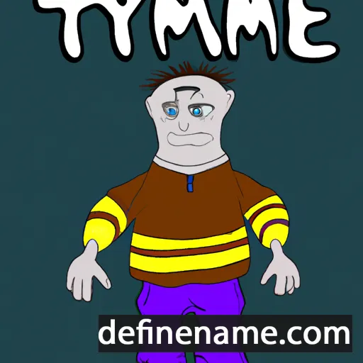 Tymek cartoon