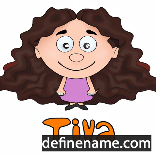 cartoon of the name Tzivya