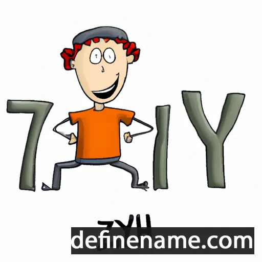 cartoon of the name Tzivyah