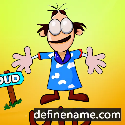 cartoon of the name Udi