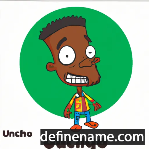 cartoon of the name Ugochukwu