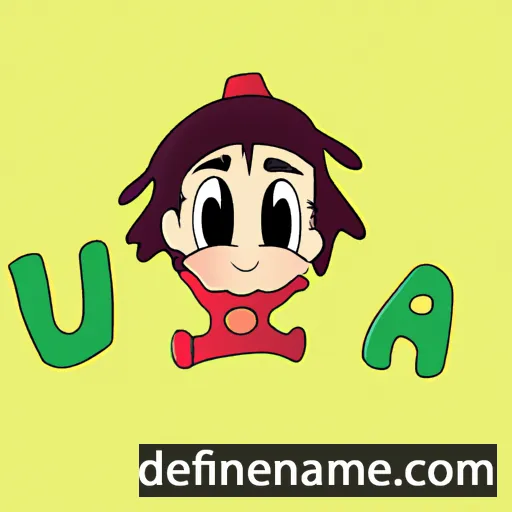 cartoon of the name Uma