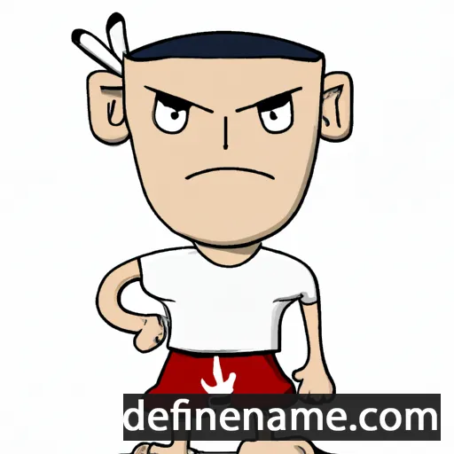 cartoon of the name Unai