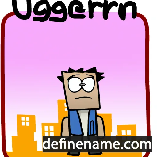 cartoon of the name Urbgen