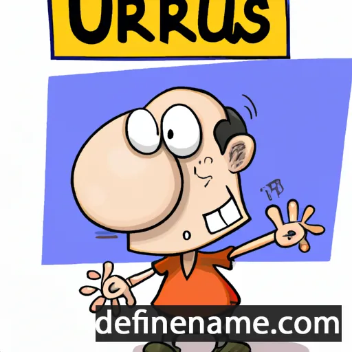 cartoon of the name Urias