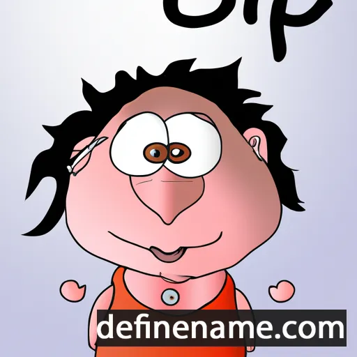 cartoon of the name Urpi