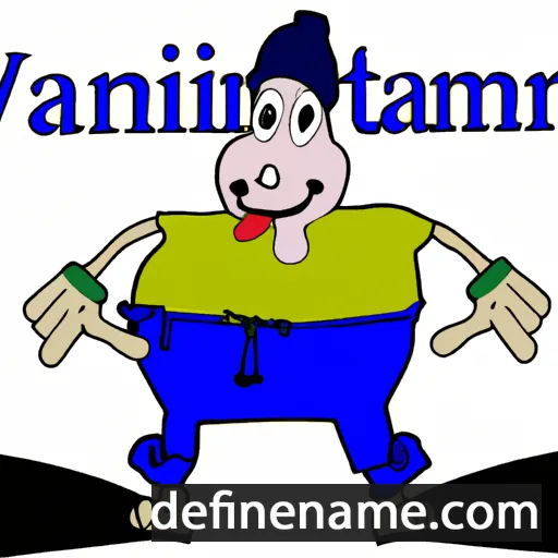 cartoon of the name Väinämöinen