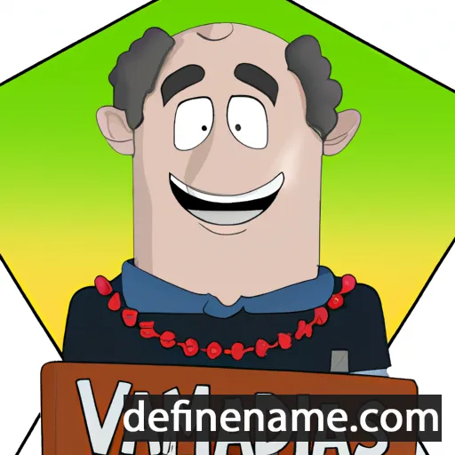 cartoon of the name Valdemaras