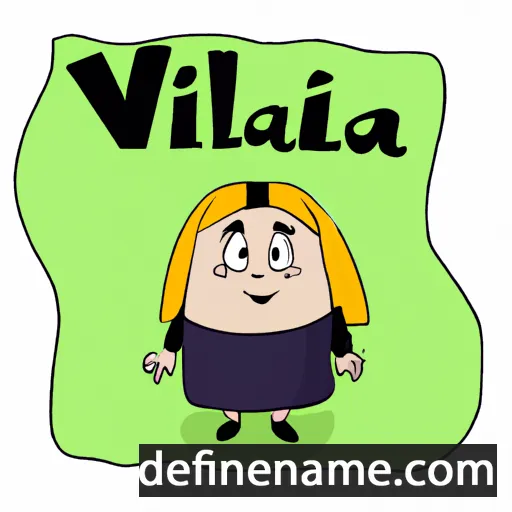 cartoon of the name Valērija