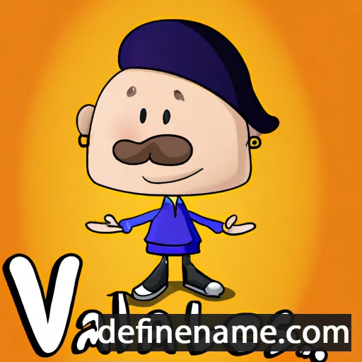 cartoon of the name Valens