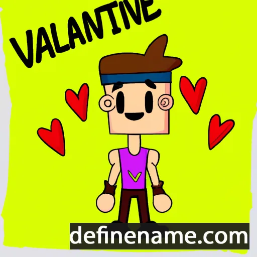 Valentín cartoon