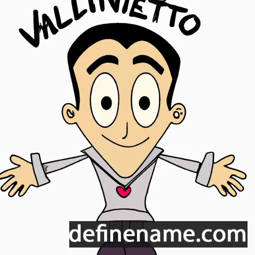 cartoon of the name Valentino