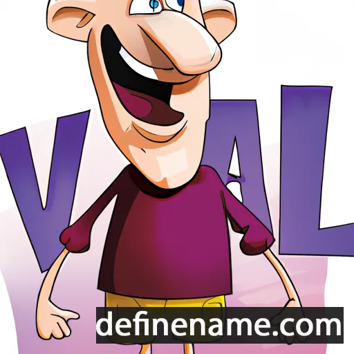 cartoon of the name Vali