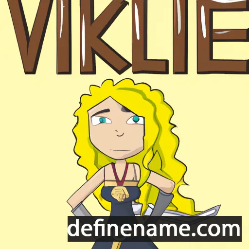 cartoon of the name Valkyrie