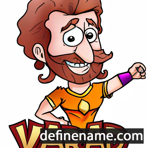 cartoon of the name Vardan