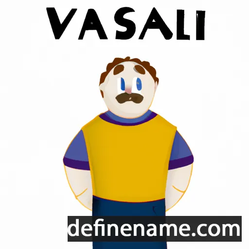 cartoon of the name Vasily