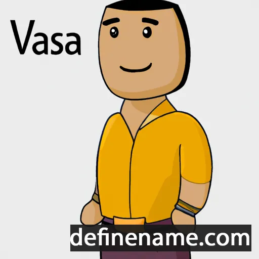 cartoon of the name Vasu